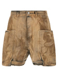 DRKSHDW Beige Cotton Bermuda Shorts