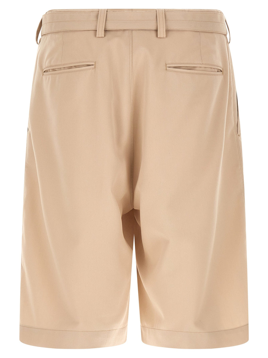 CELLAR DOOR Beige Polyester Bermuda Shorts