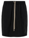 Rick Owens Black Cotton Bermuda Shorts