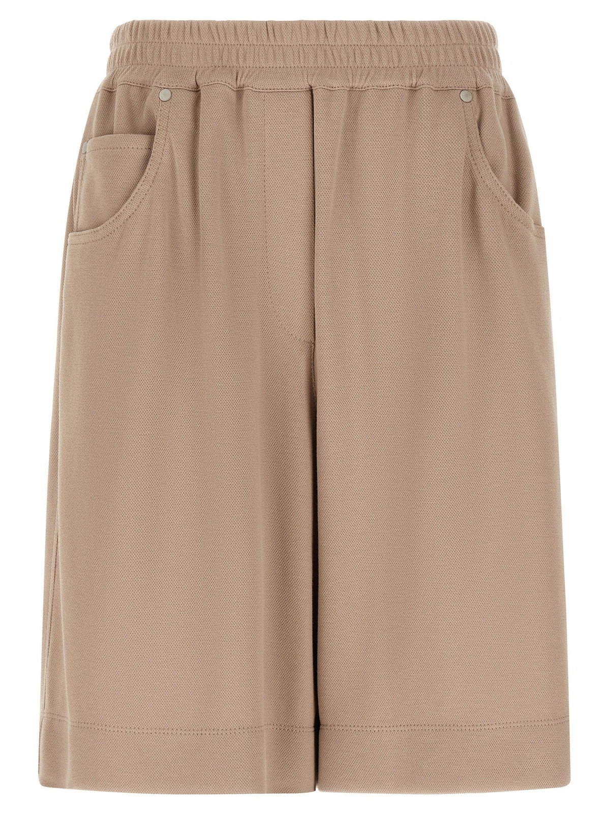 Brunello Cucinelli Brown Cotton Bermuda Shorts