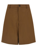 Department 5 Brown Cotton Bermuda Shorts