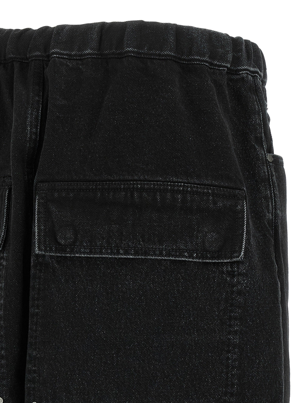 Entire Studios Black Cotton Bermuda Shorts