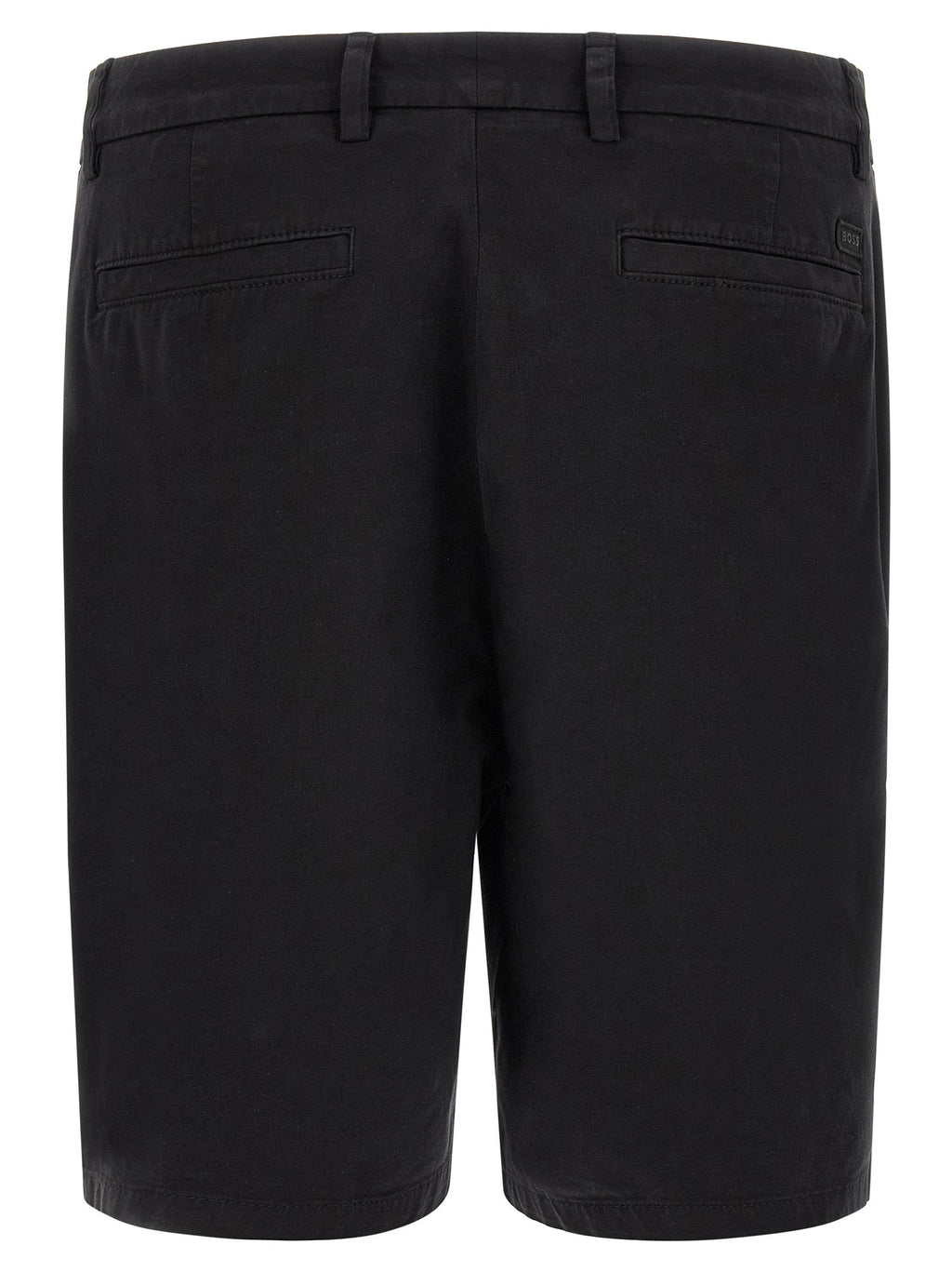 Hugo Boss Black Cotton Bermuda Shorts