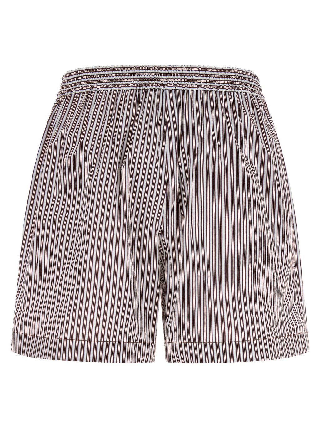 Brunello Cucinelli Bordeaux Cotton Bermuda Shorts