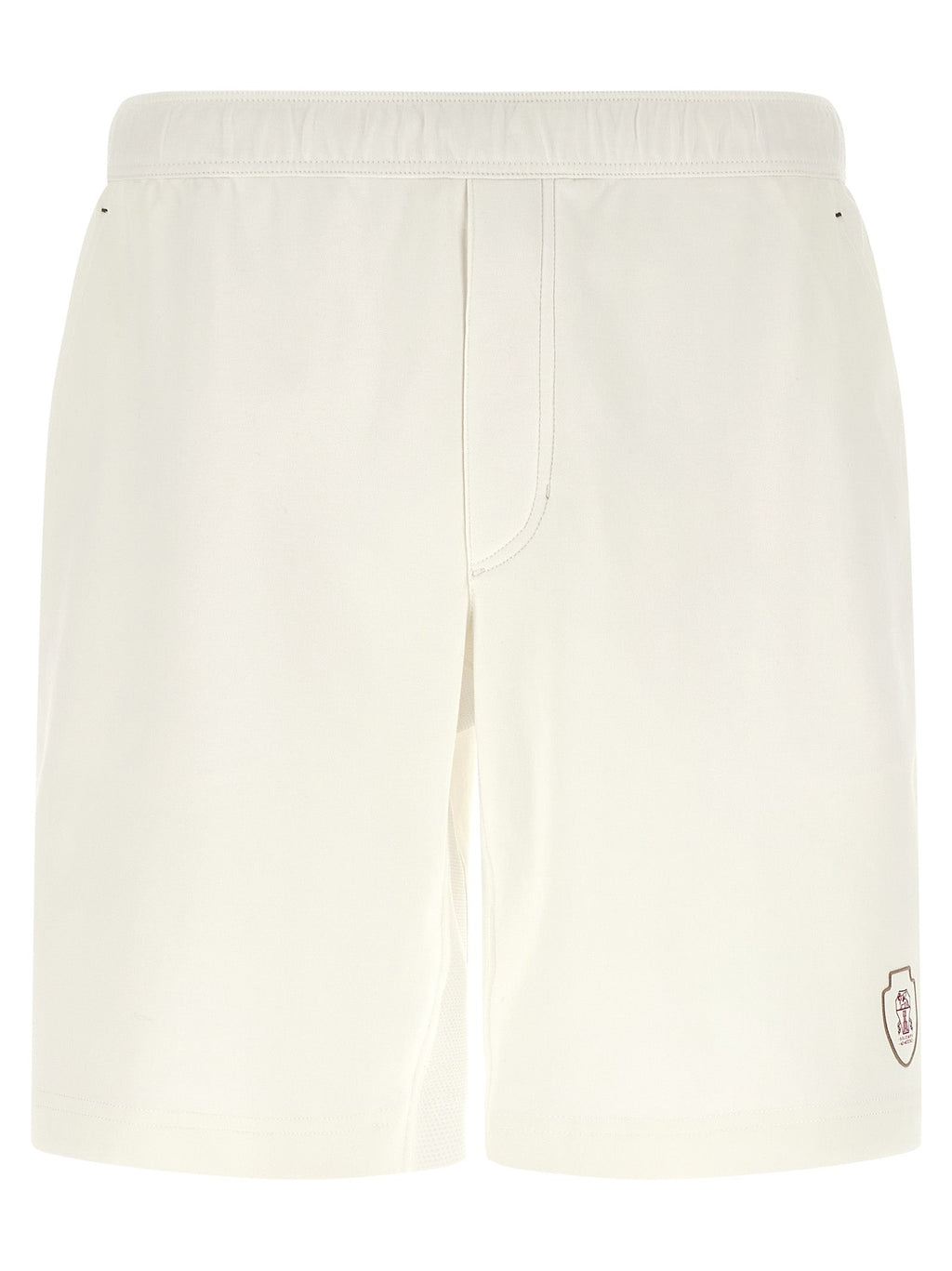 Brunello Cucinelli White Cotton Bermuda Shorts