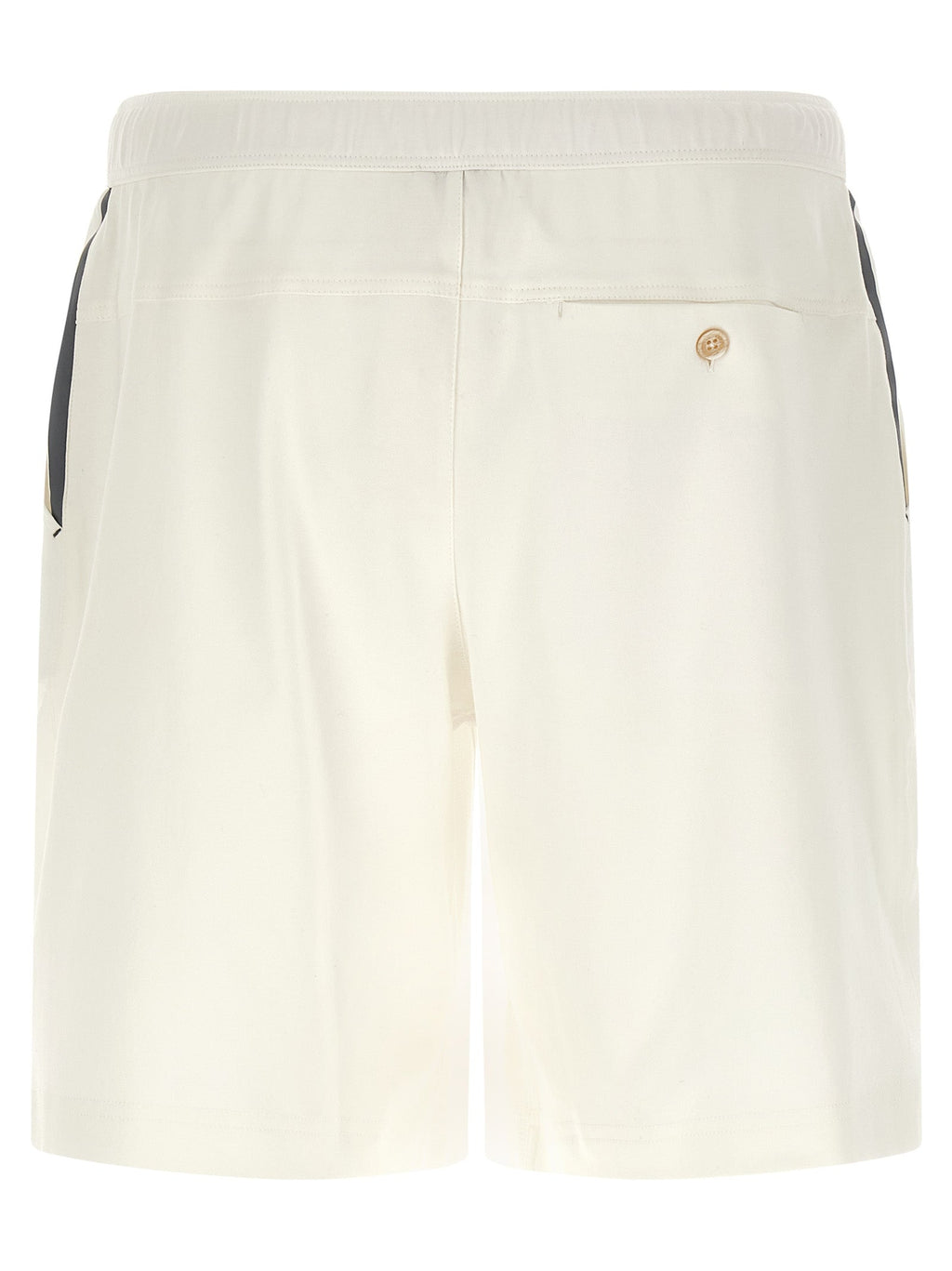 Brunello Cucinelli White Cotton Bermuda Shorts
