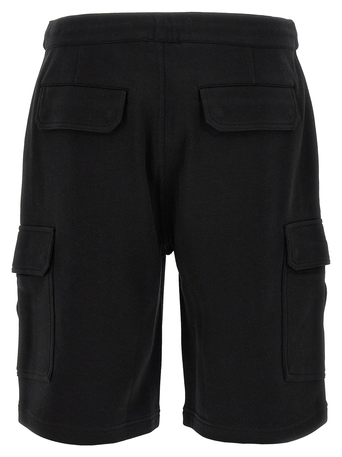 Brunello Cucinelli Black Cotton Bermuda Shorts