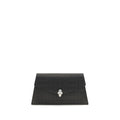 Alexander McQueen Black Calf Leather Bos Taurus Shoulder Bag