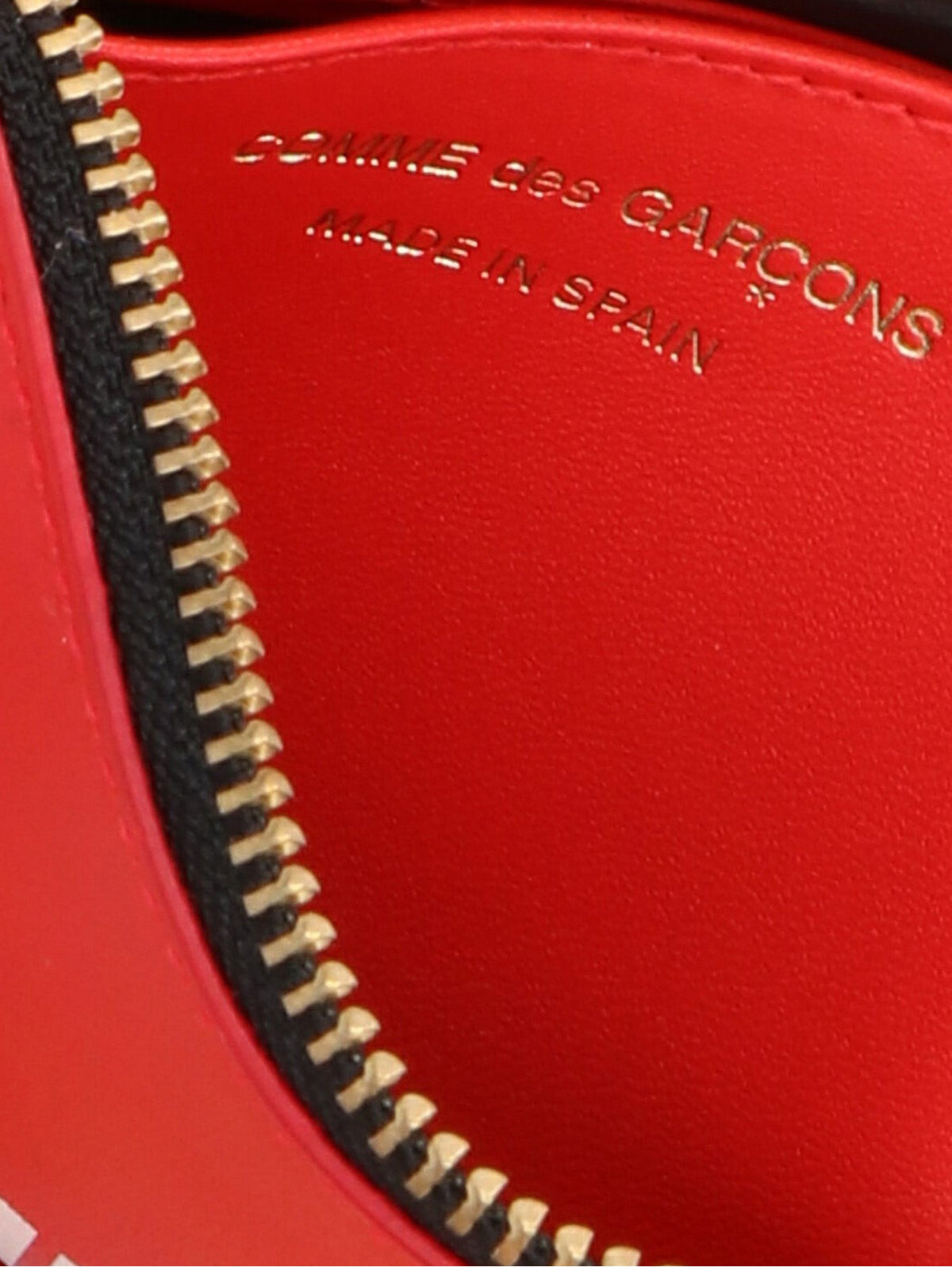 Comme Des Garçons Red Cowhide Cardholder