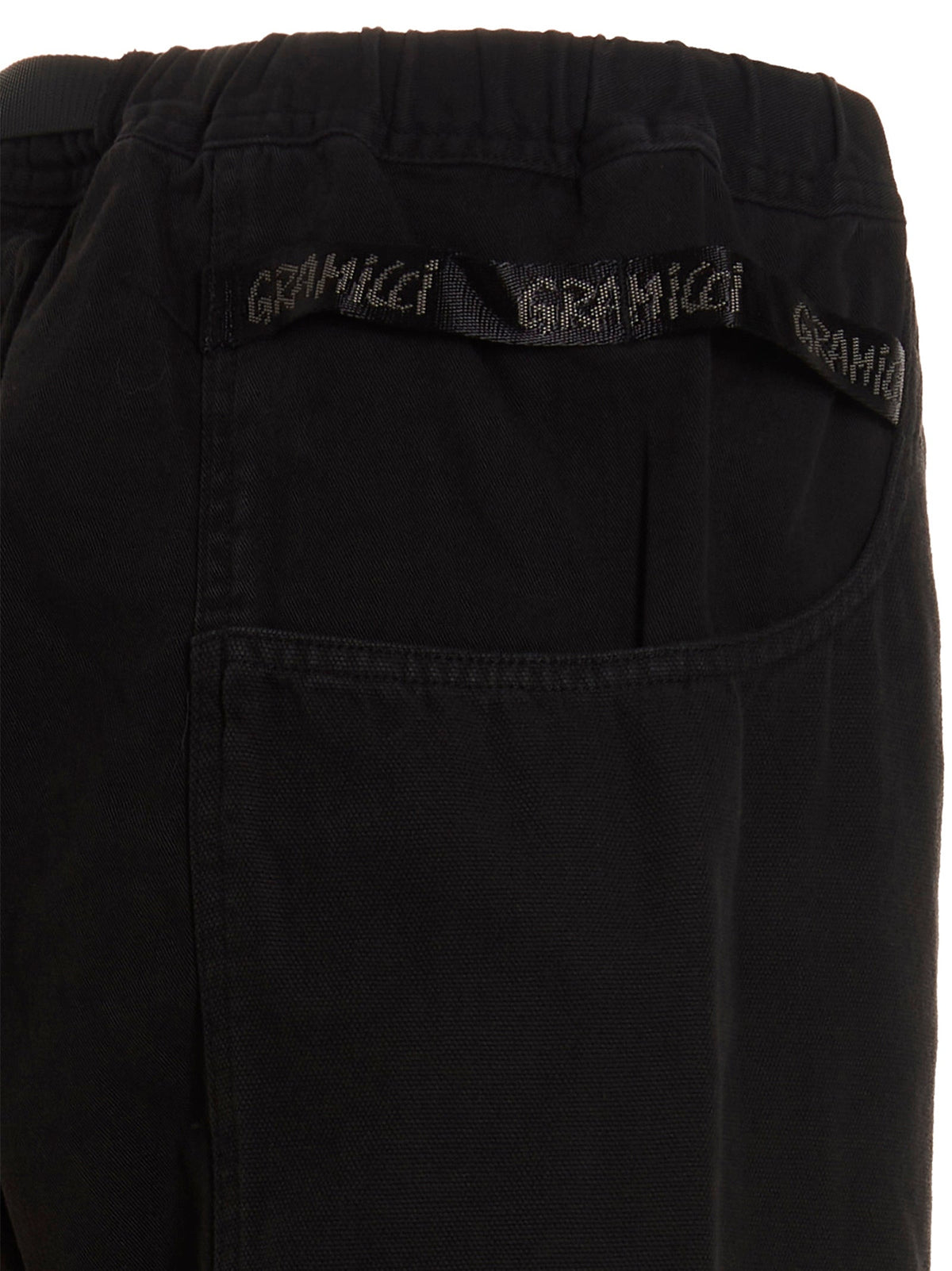 Gramicci Black Cotton Cargo Pants
