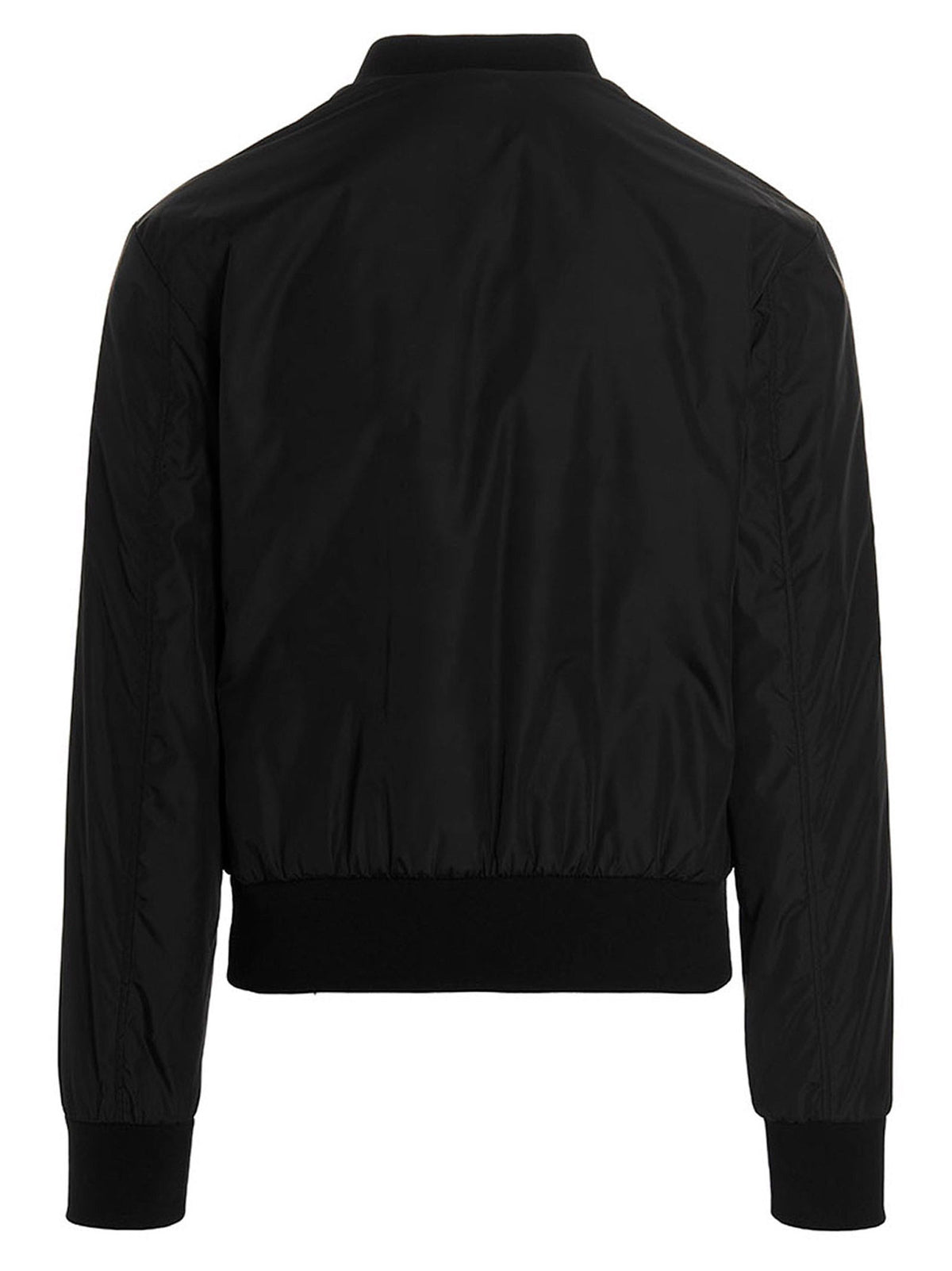 Dolce & Gabbana Black Polyamide Bomber