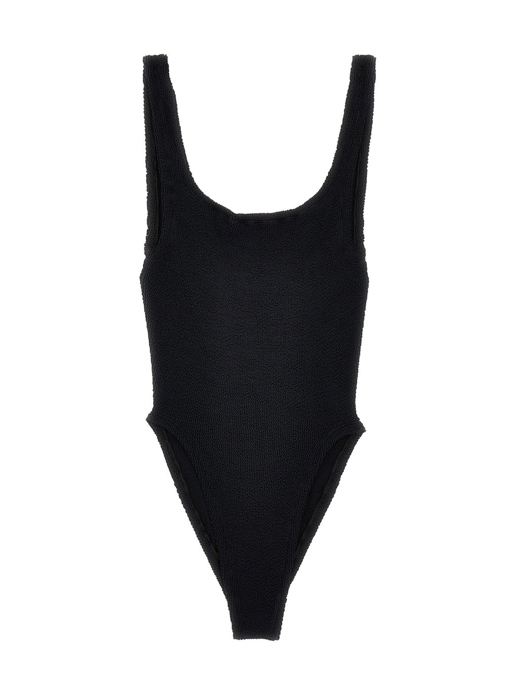 Hunza G Black Polyamide One-Piece Swimsuit