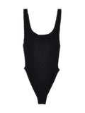 Hunza G Black Polyamide One-Piece Swimsuit