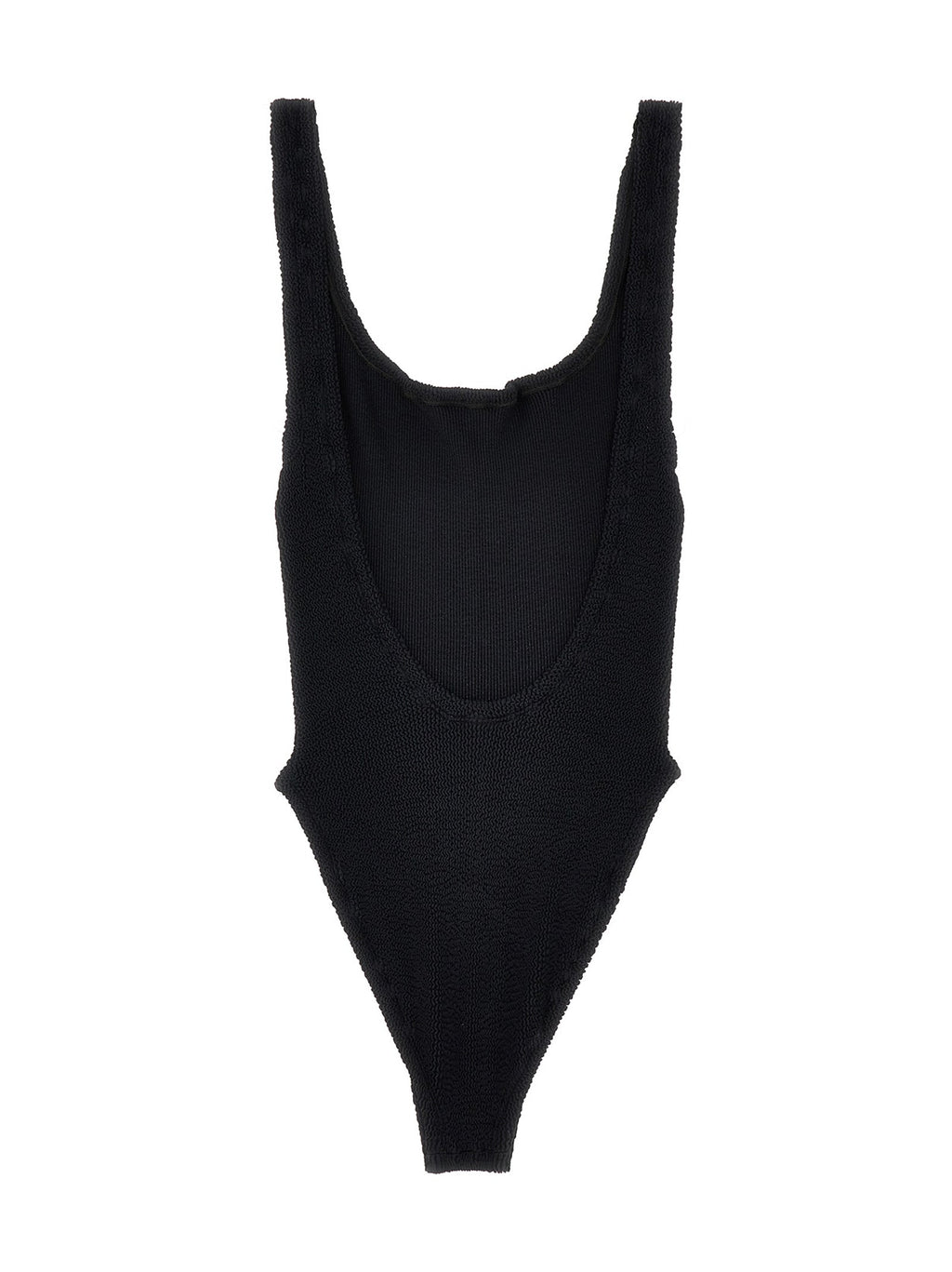 Hunza G Black Polyamide One-Piece Swimsuit