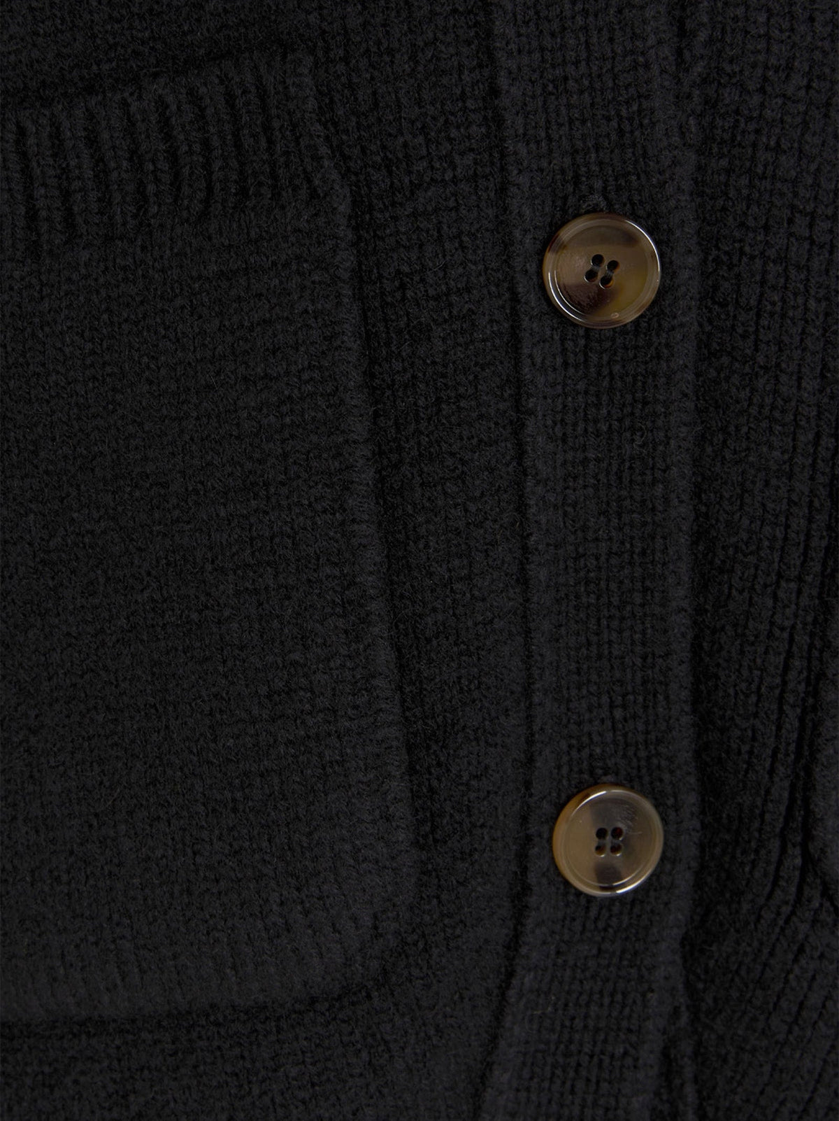 Khaite Black Cashmere Cardigan