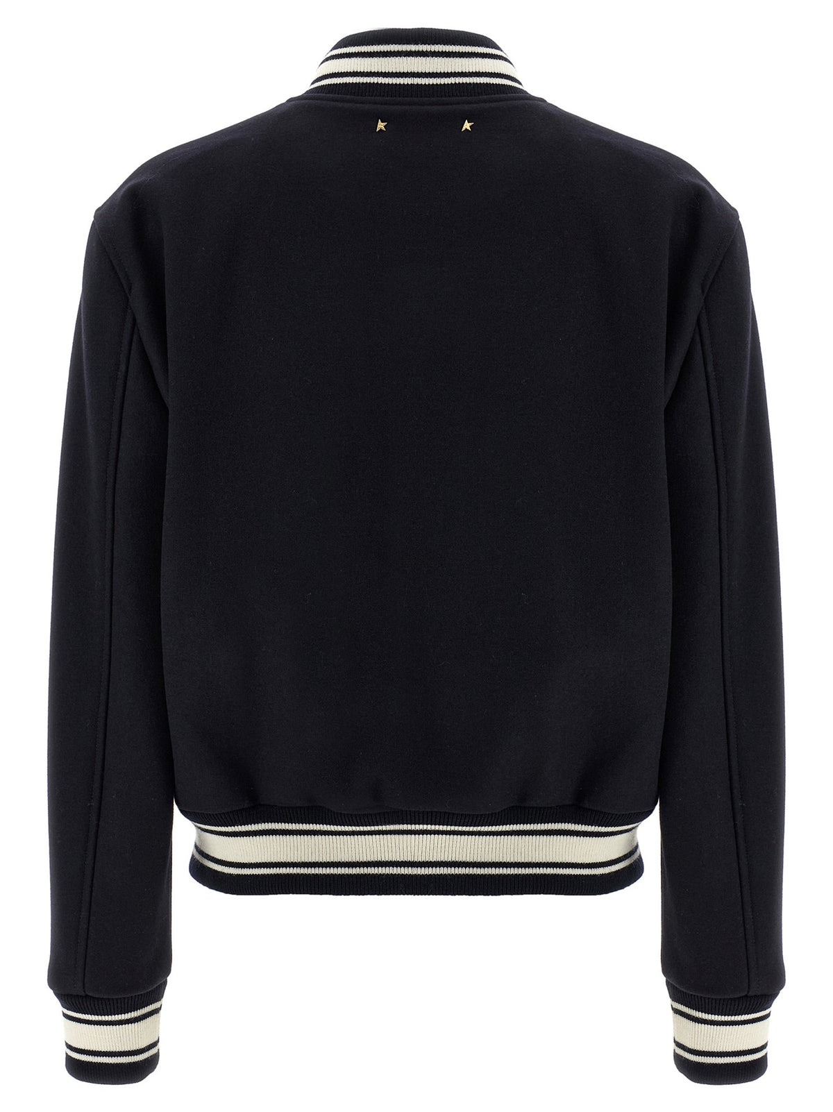 Golden Goose Blue Virgin Wool Bomber