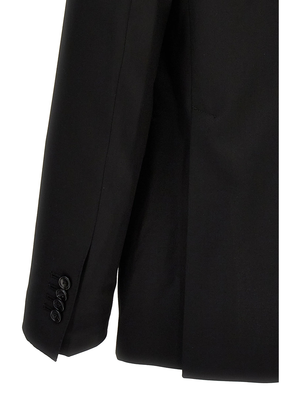 Tagliatore Black Virgin Wool Two-Piece Suit