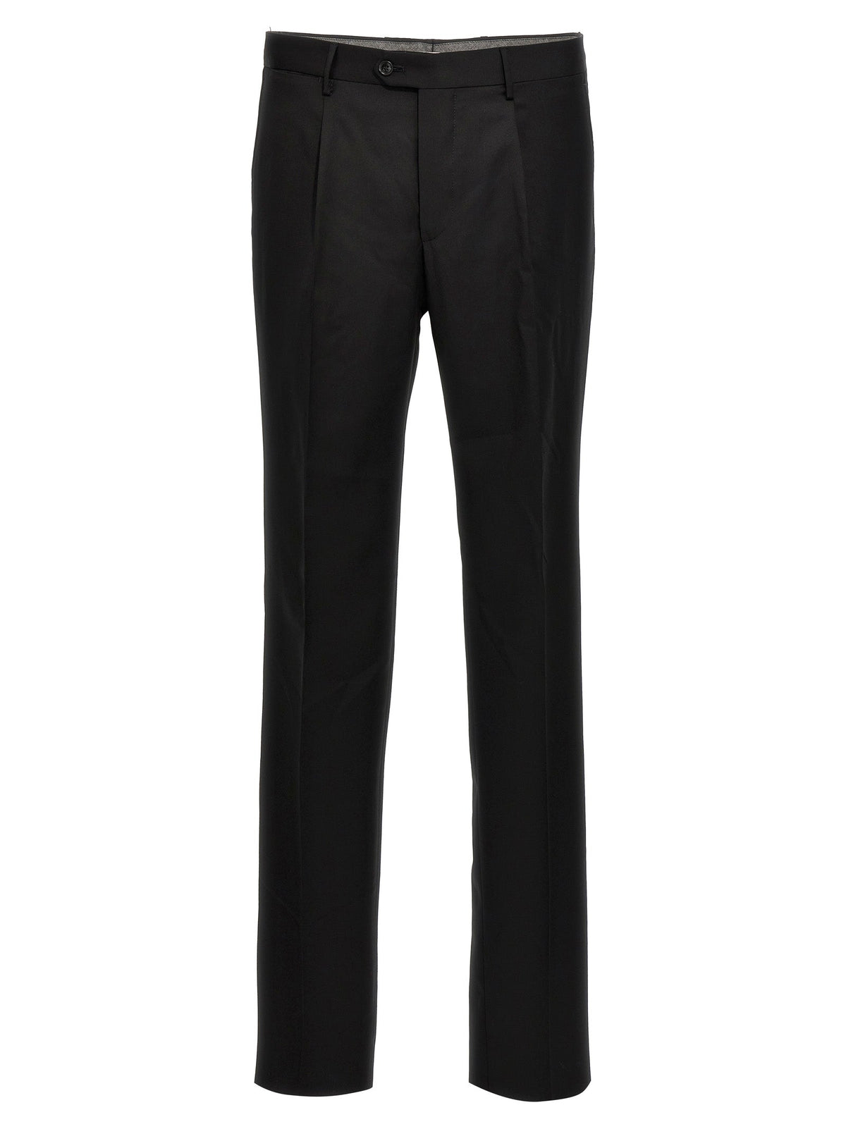 Tagliatore Black Virgin Wool Two-Piece Suit