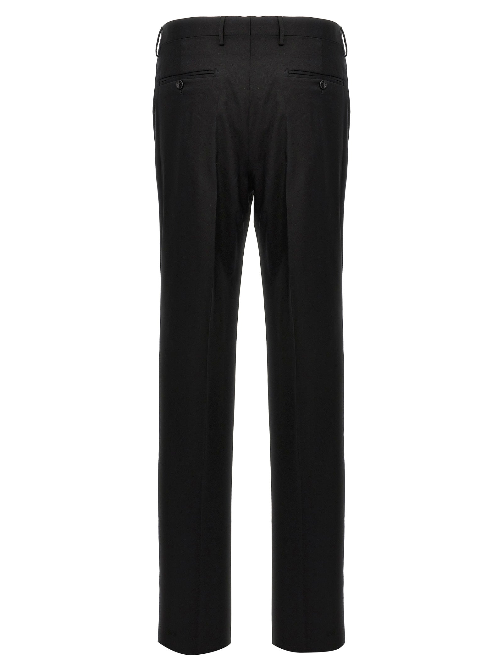 Tagliatore Black Virgin Wool Two-Piece Suit