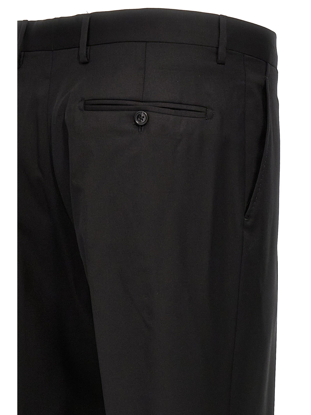 Tagliatore Black Virgin Wool Two-Piece Suit