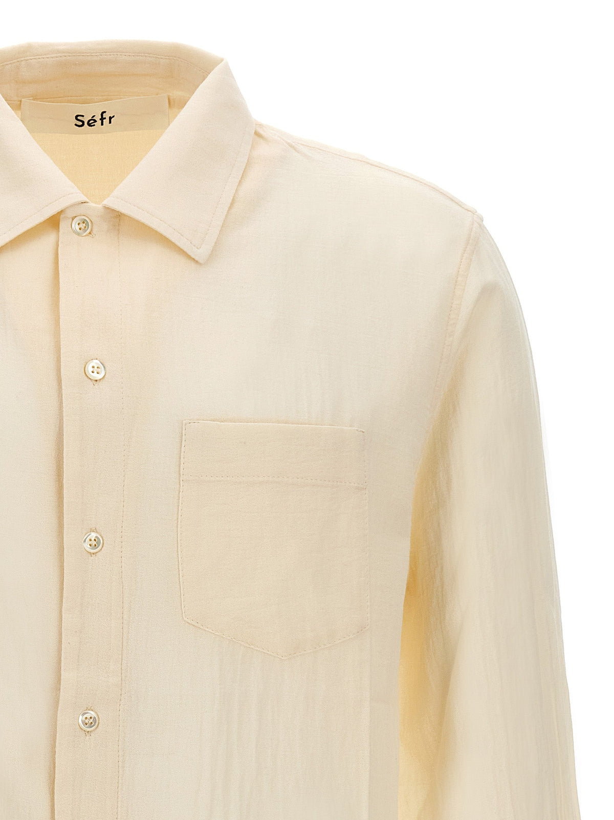 SÉFR White Cotton Blouse
