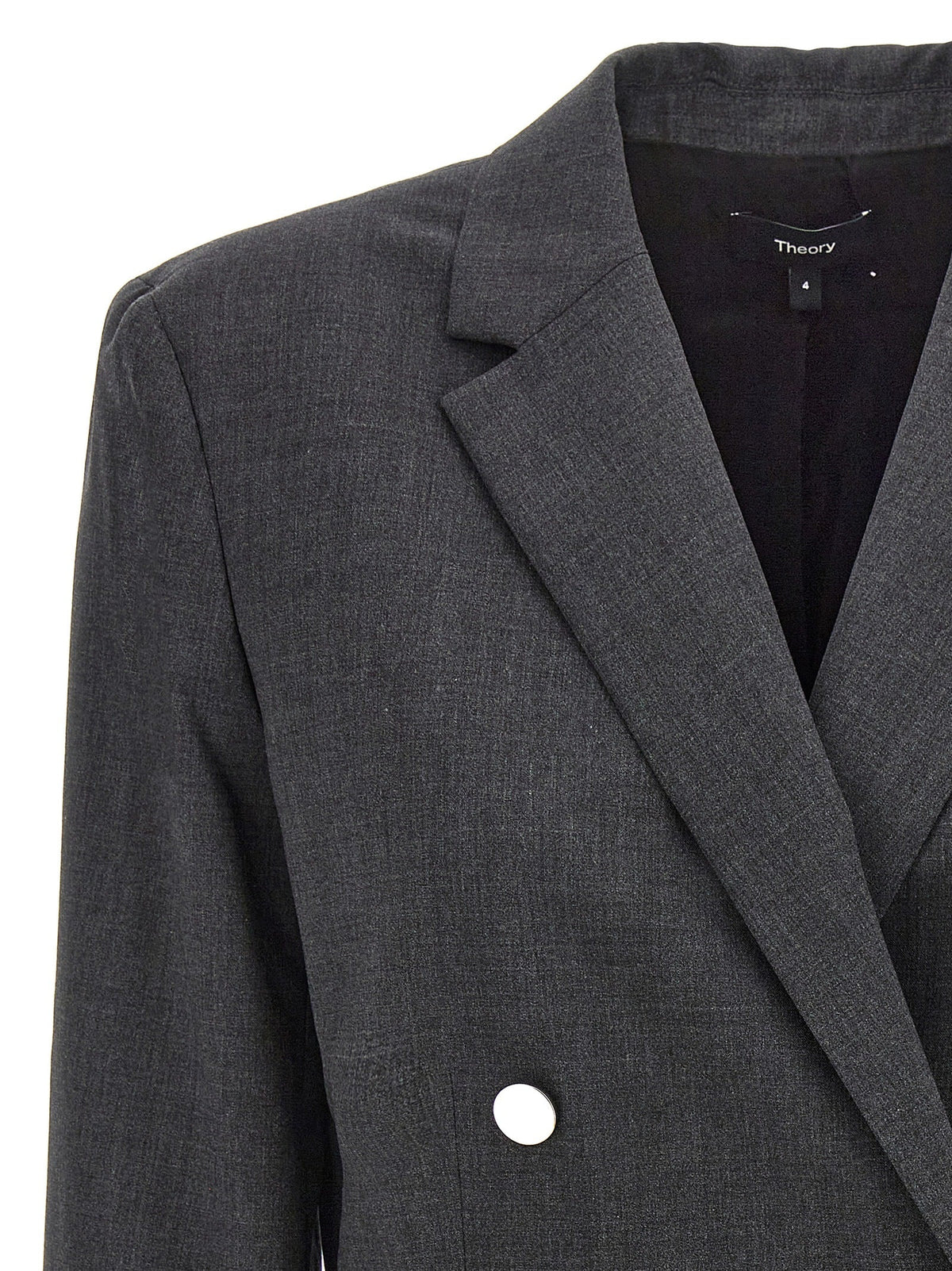 Theory Gray Wool Blazer