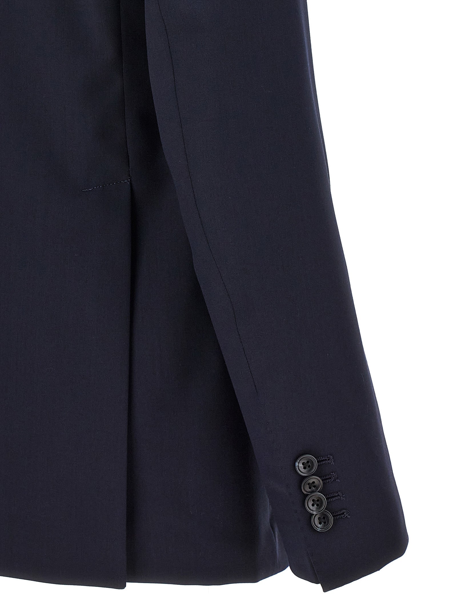 Tagliatore Blue Virgin Wool Two-Piece Suit