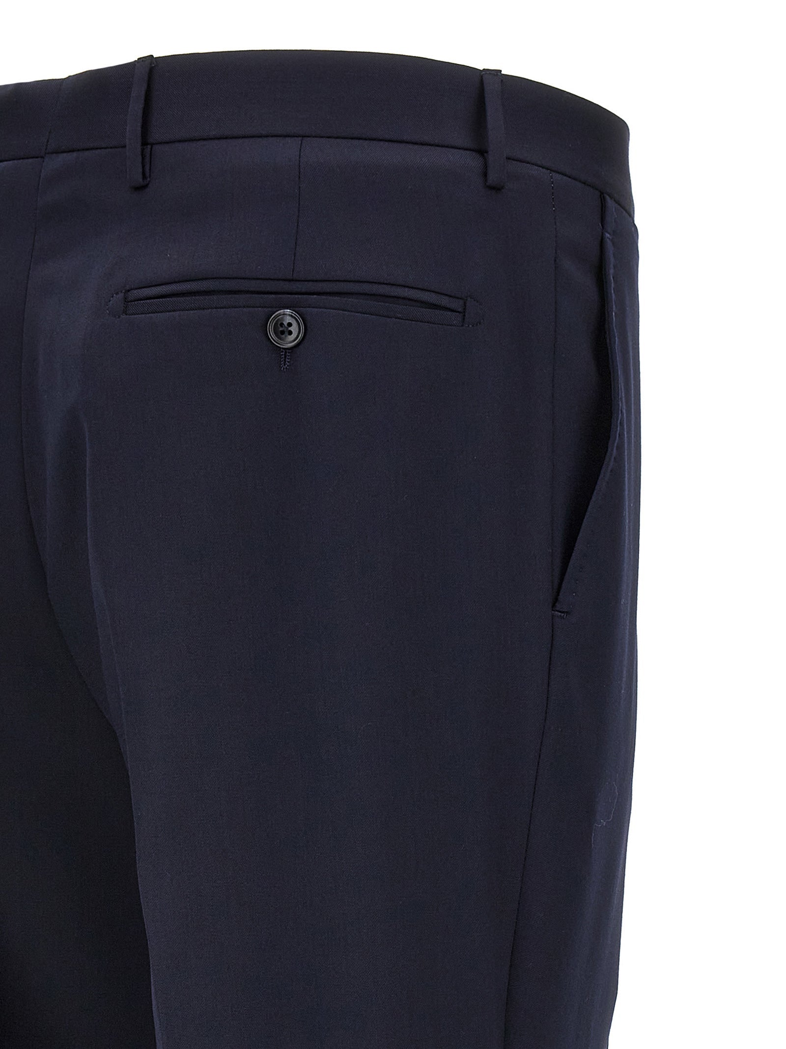 Tagliatore Blue Virgin Wool Two-Piece Suit
