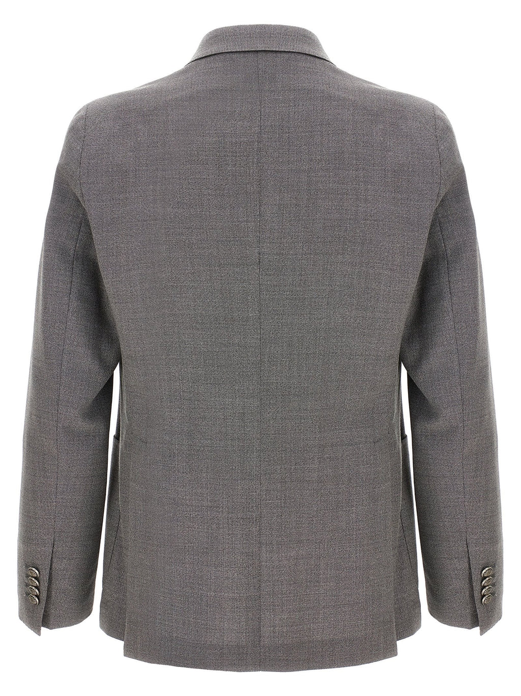 Tagliatore Gray Virgin Wool Blazer