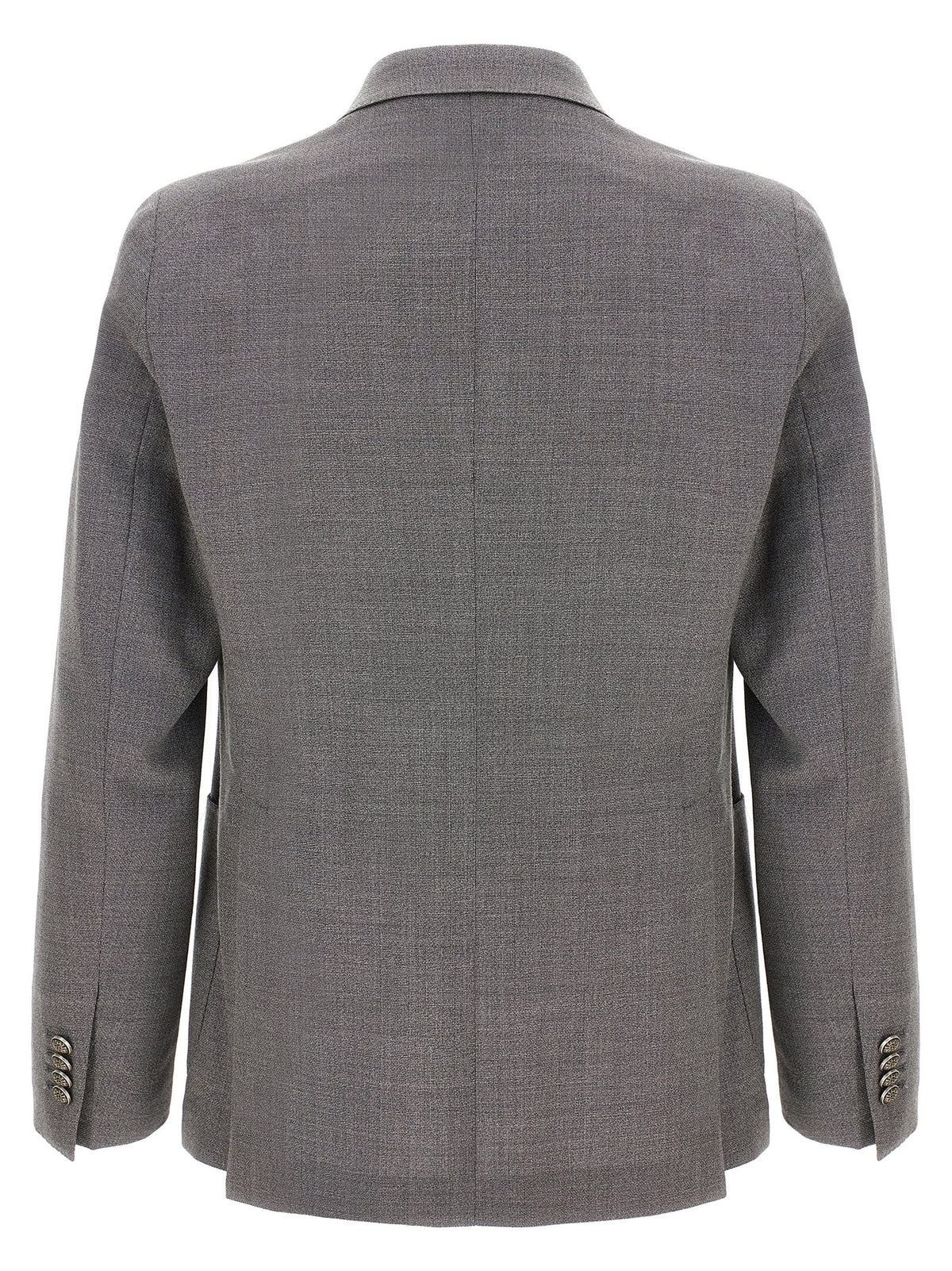 Tagliatore Gray Virgin Wool Blazer