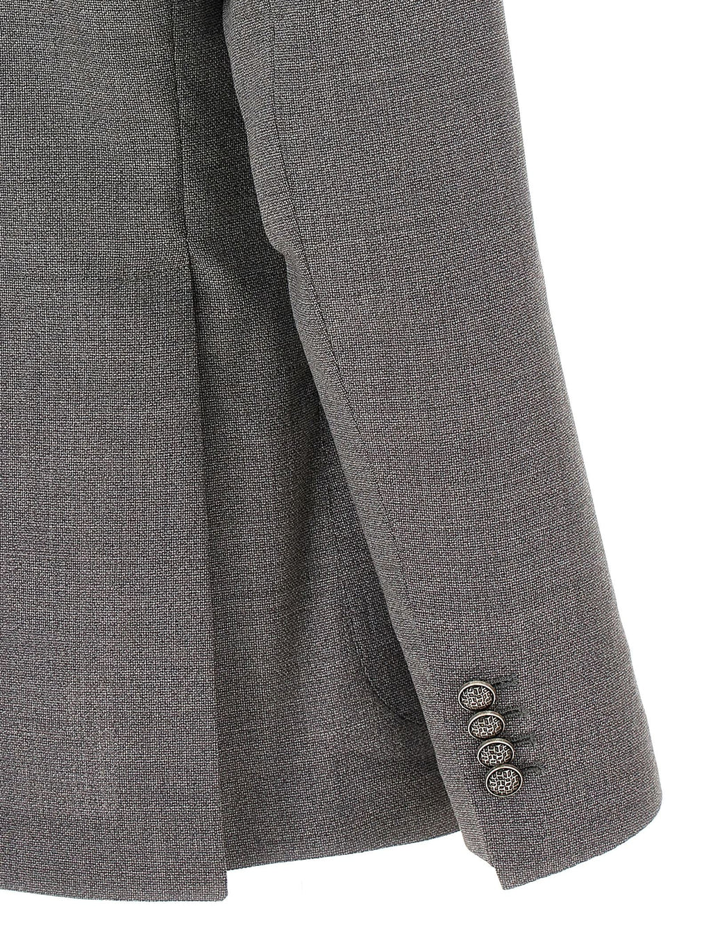 Tagliatore Gray Virgin Wool Blazer