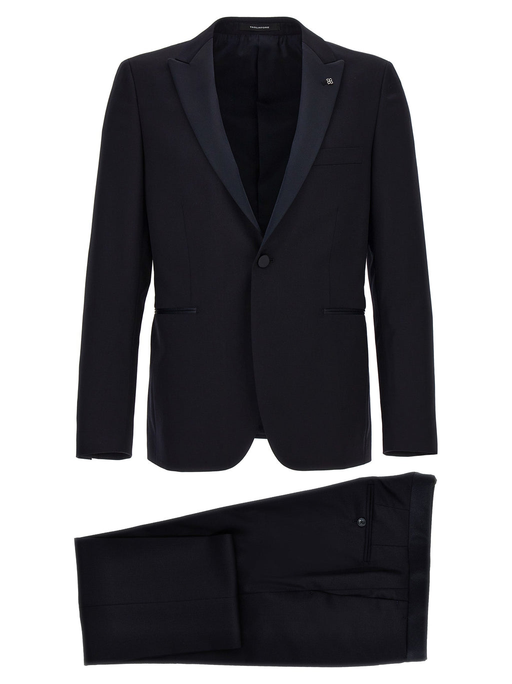 Tagliatore Blue Virgin Wool Blazer