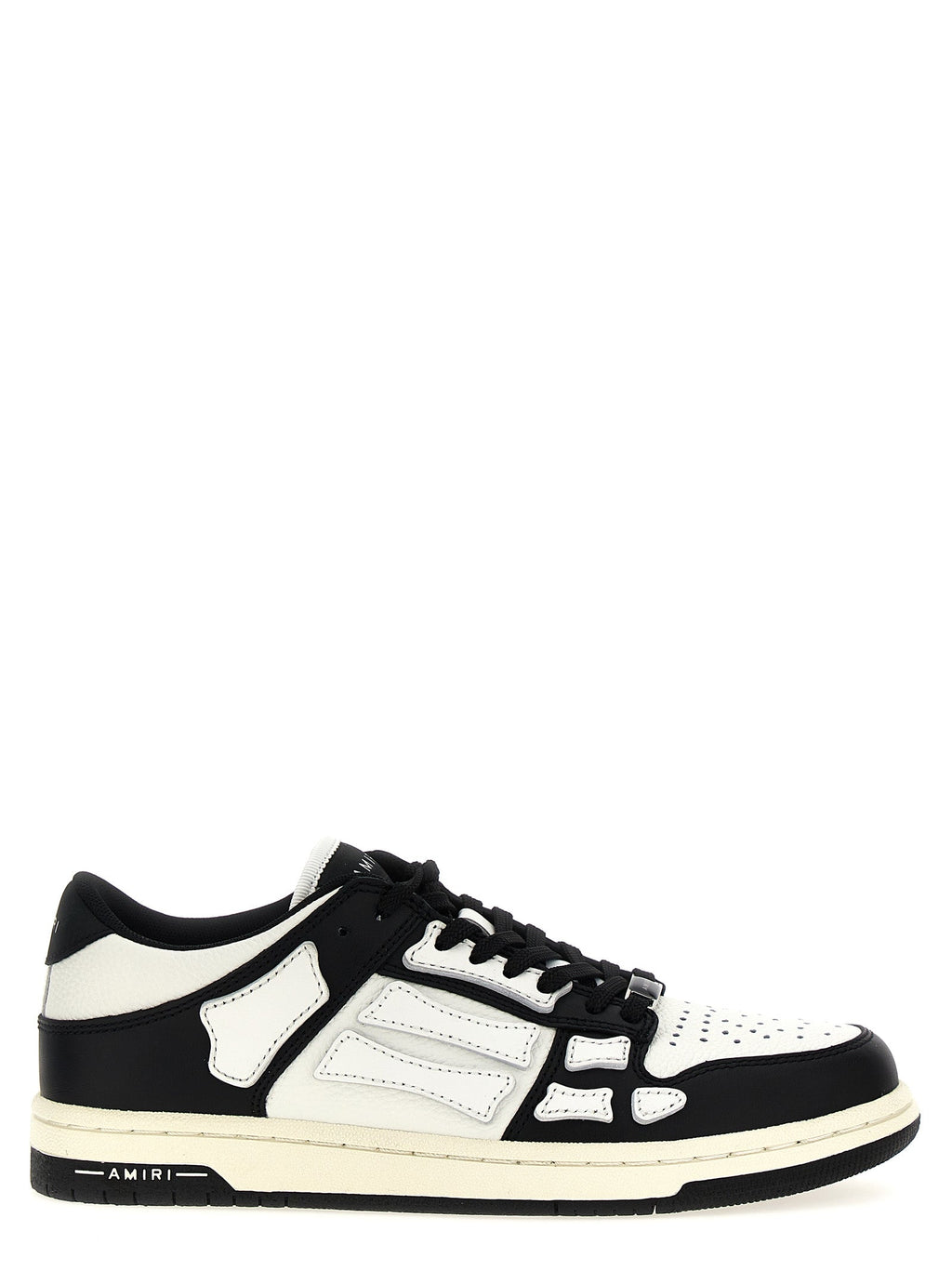 Amiri Bicolor Leather Low Top Sneakers