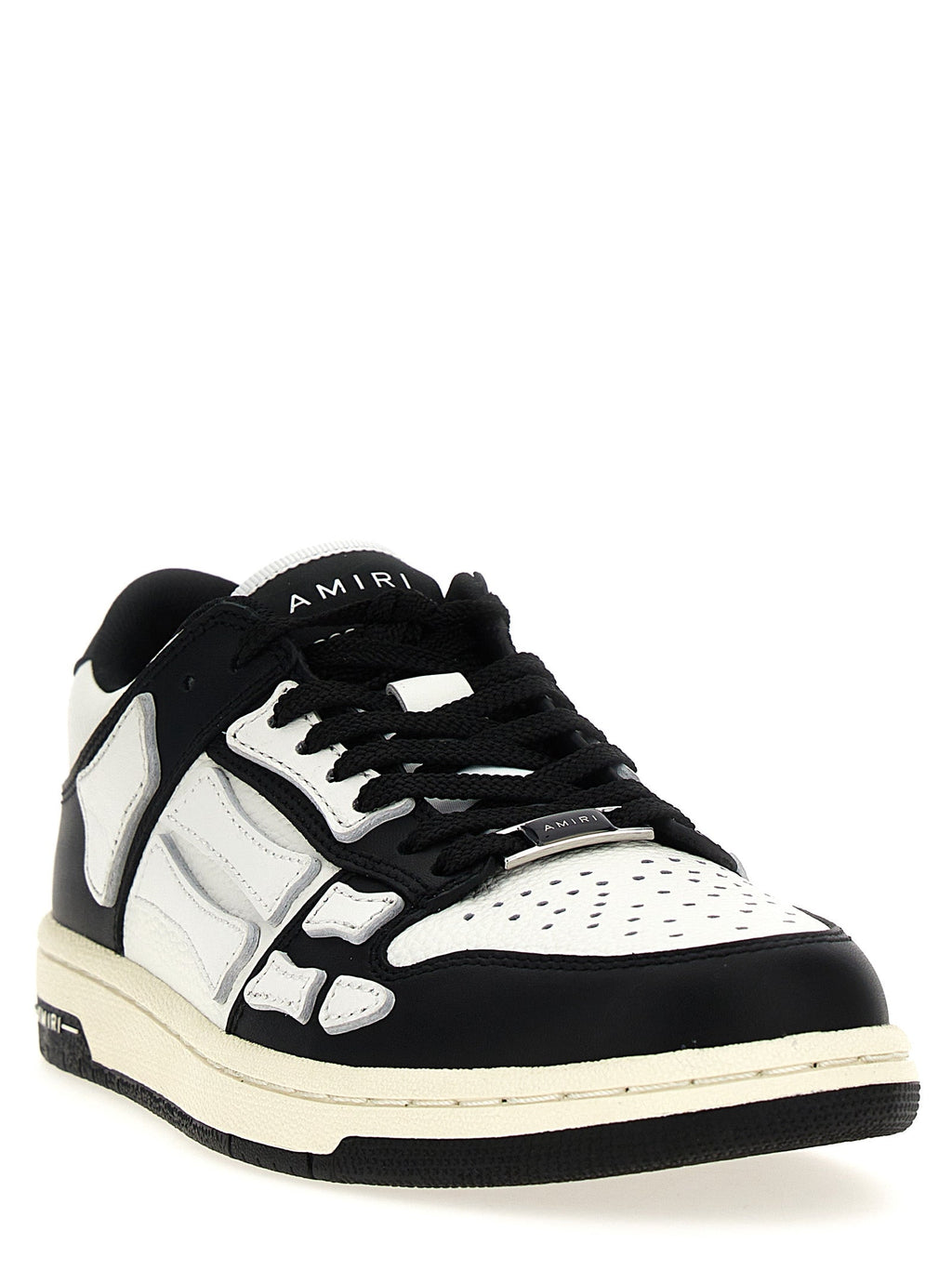 Amiri Bicolor Leather Low Top Sneakers
