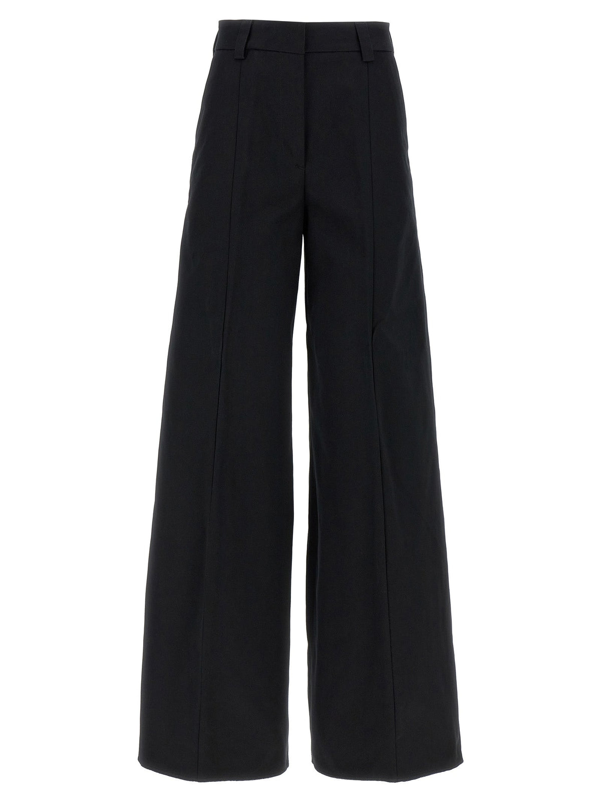 THELATEST Black Cotton Casual Pants