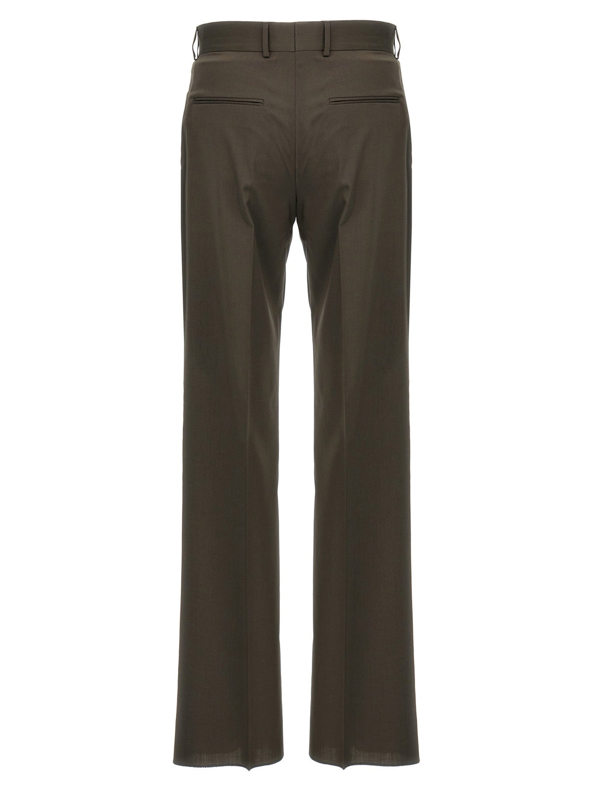 Fendi Bicolor Wool Dress Pants
