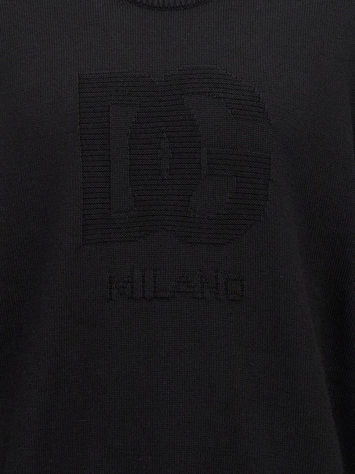 Dolce & Gabbana Black Virgin Wool Cardigan