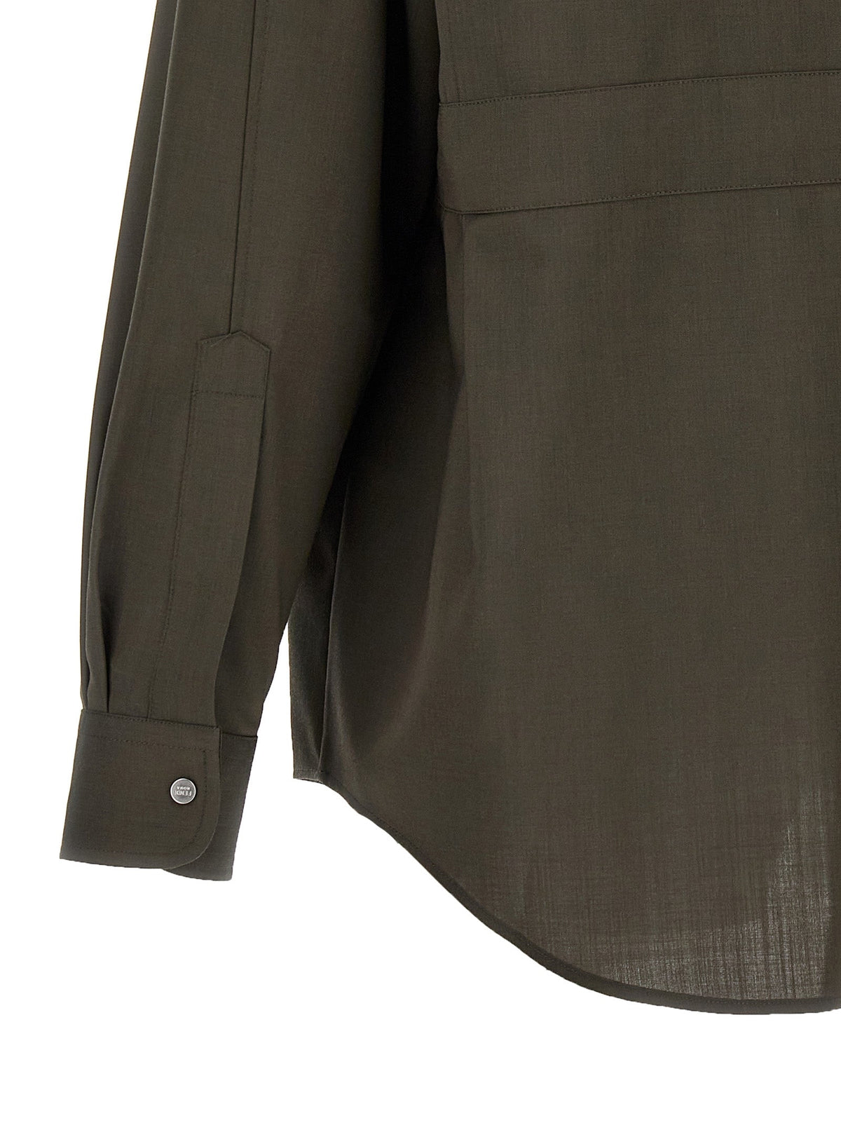 Fendi Bicolor Wool Blouse