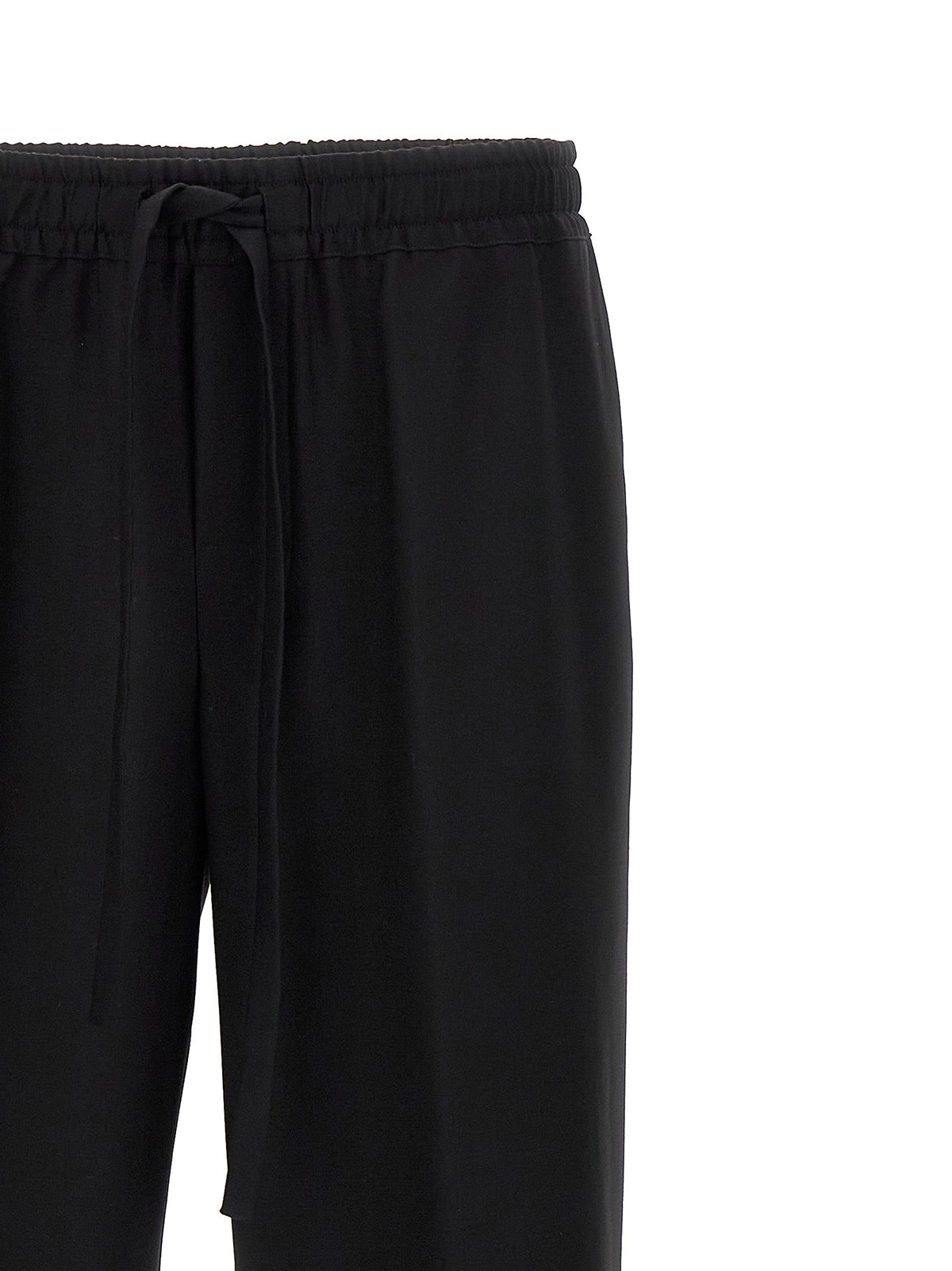 Dolce & Gabbana Black Virgin Wool Casual Pants