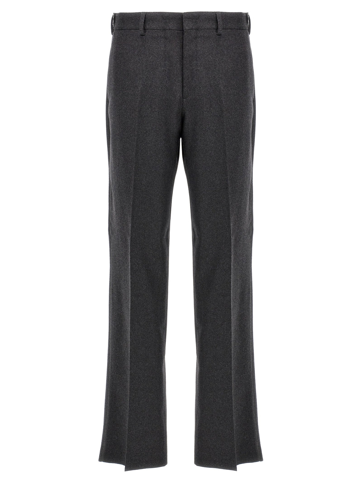 Fendi Gray Cashmere Casual Pants