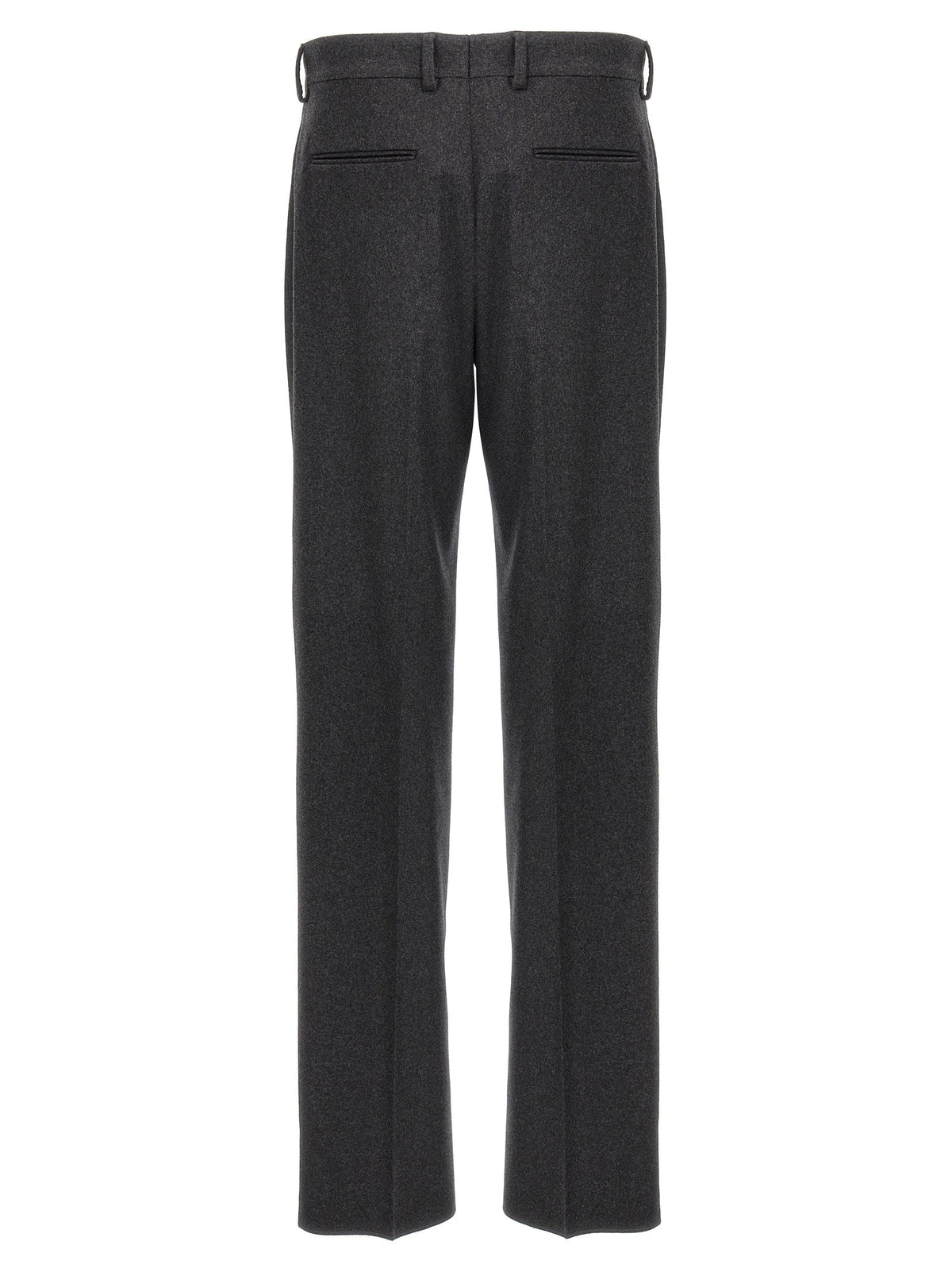 Fendi Gray Cashmere Casual Pants
