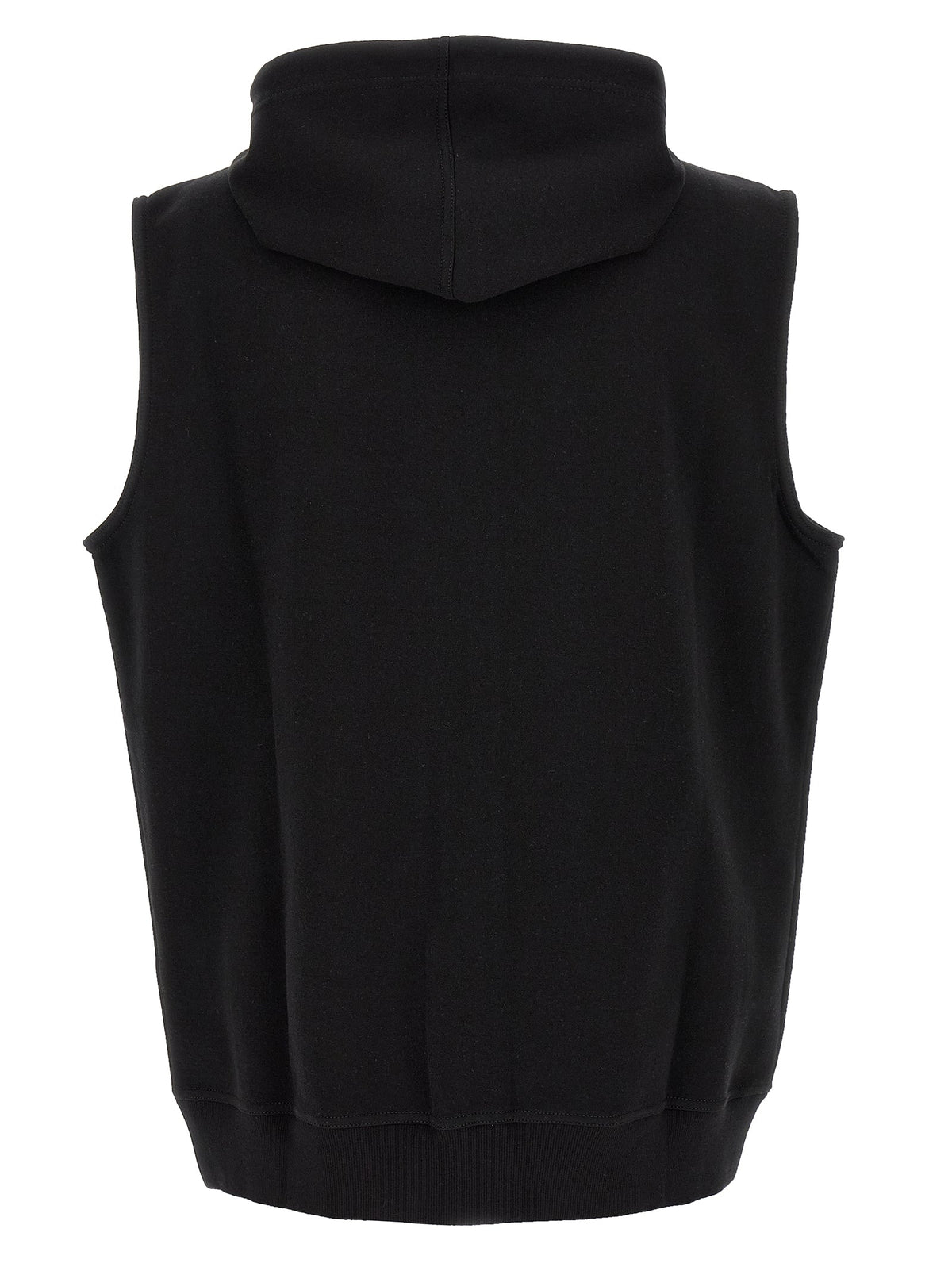Brunello Cucinelli Black Cotton Sleeveless Jacket