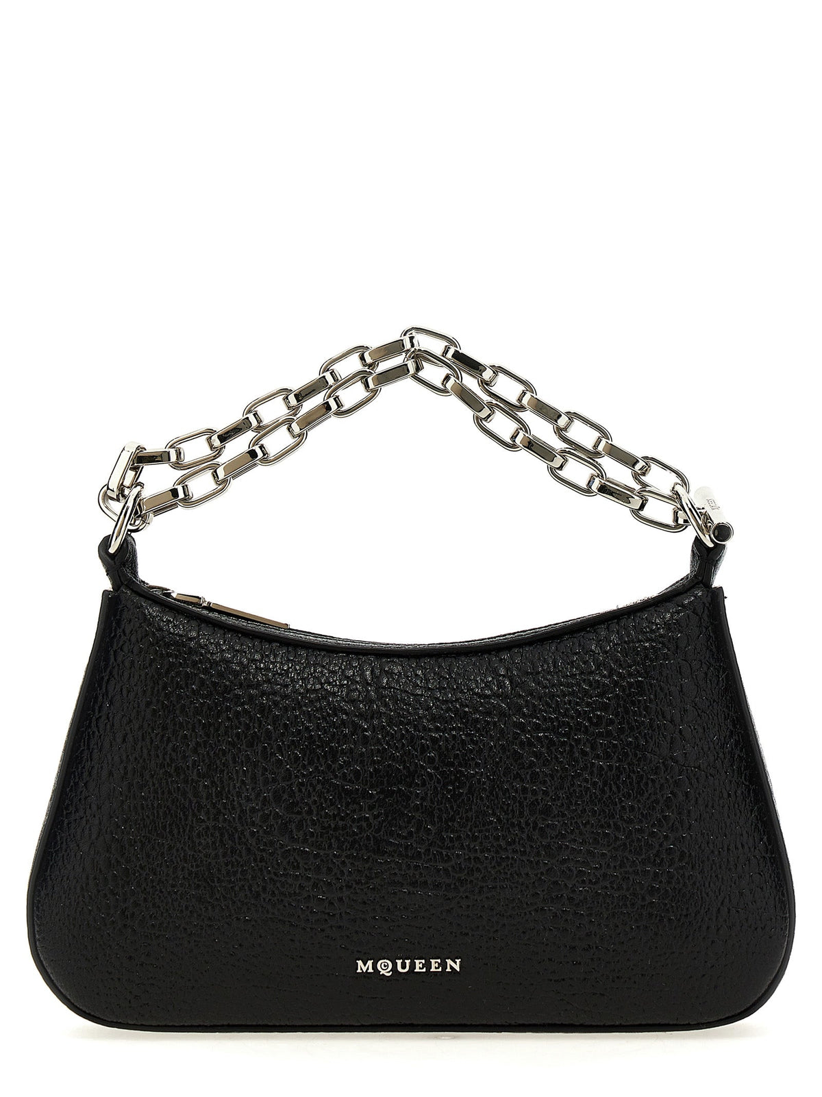 Alexander McQueen Black Lamb Leather Handbag