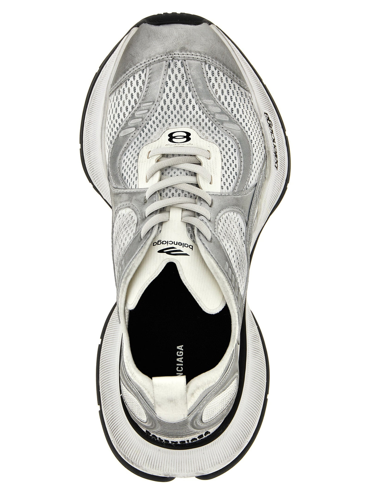 Balenciaga Gray Polyester Athletic Sneakers