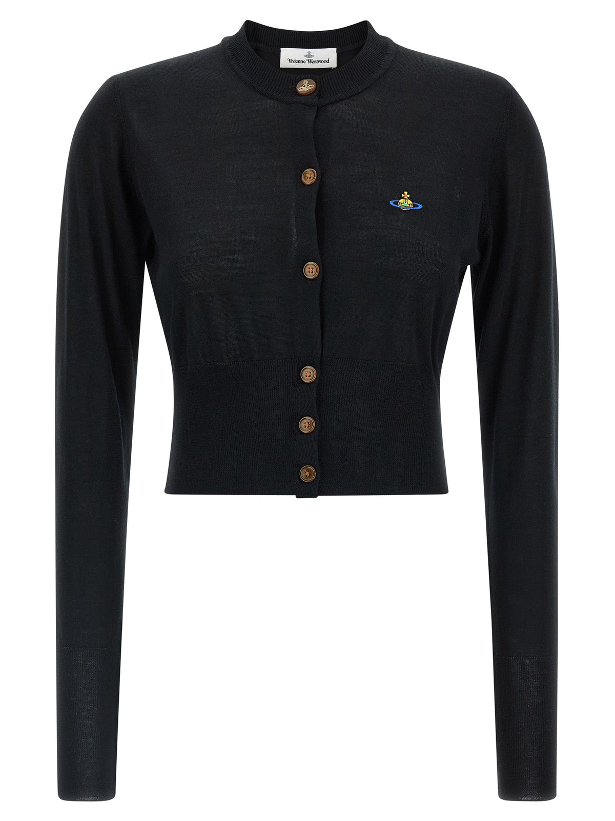 Vivienne Westwood Black Wool Cardigan