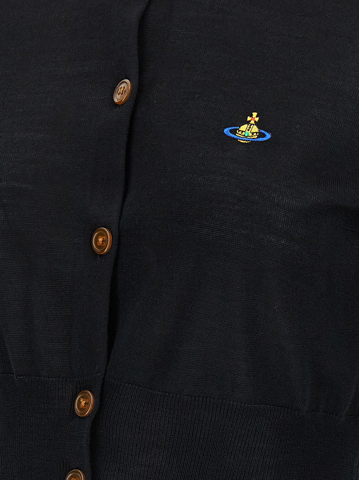 Vivienne Westwood Black Wool Cardigan