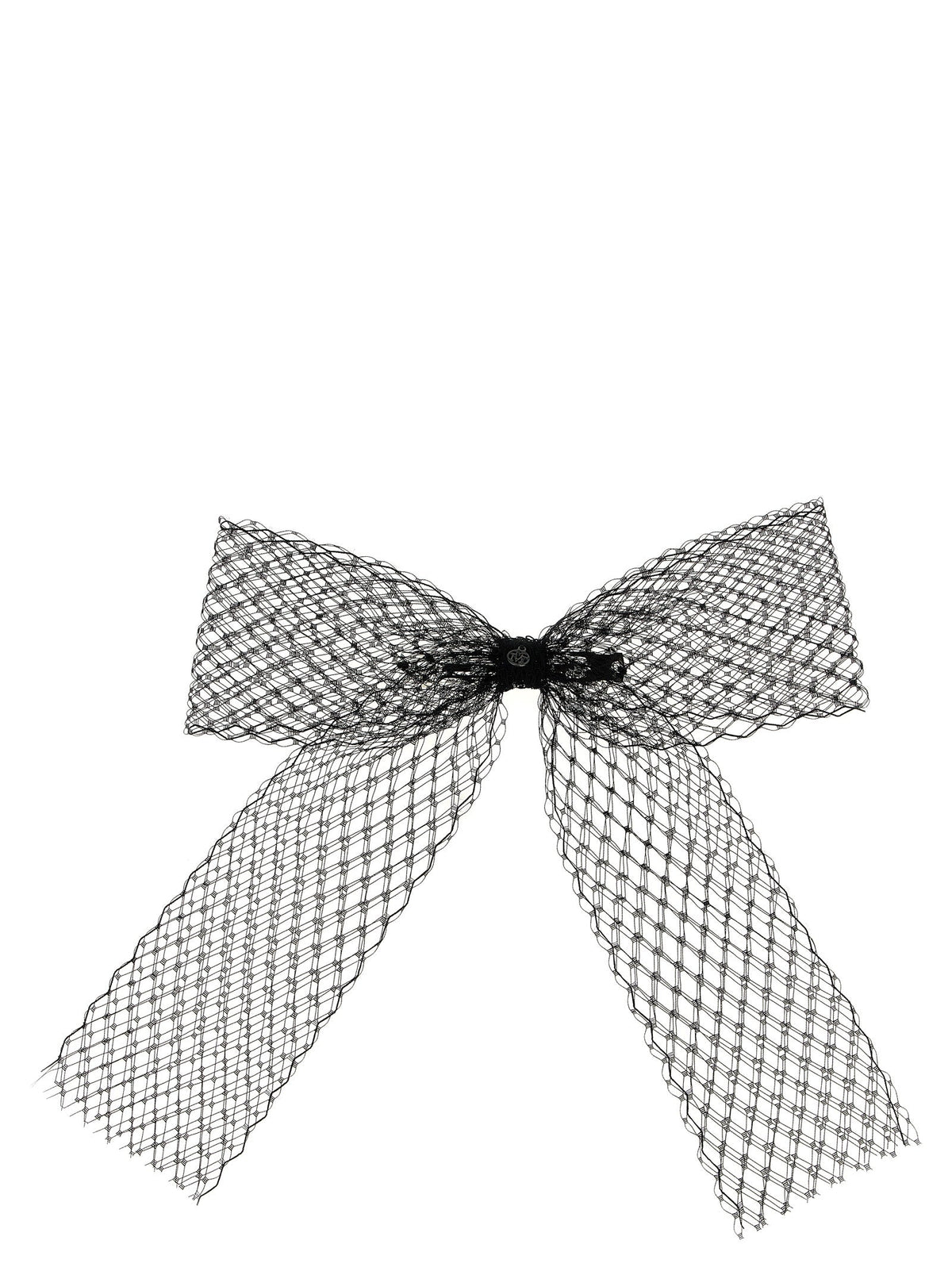 Maison Michel Black Polyester Hair Clip