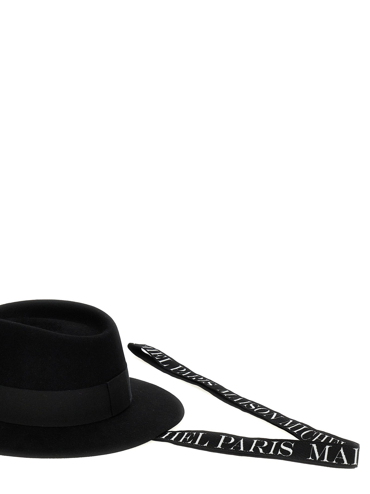 Maison Michel Bicolor Cotton Keychain