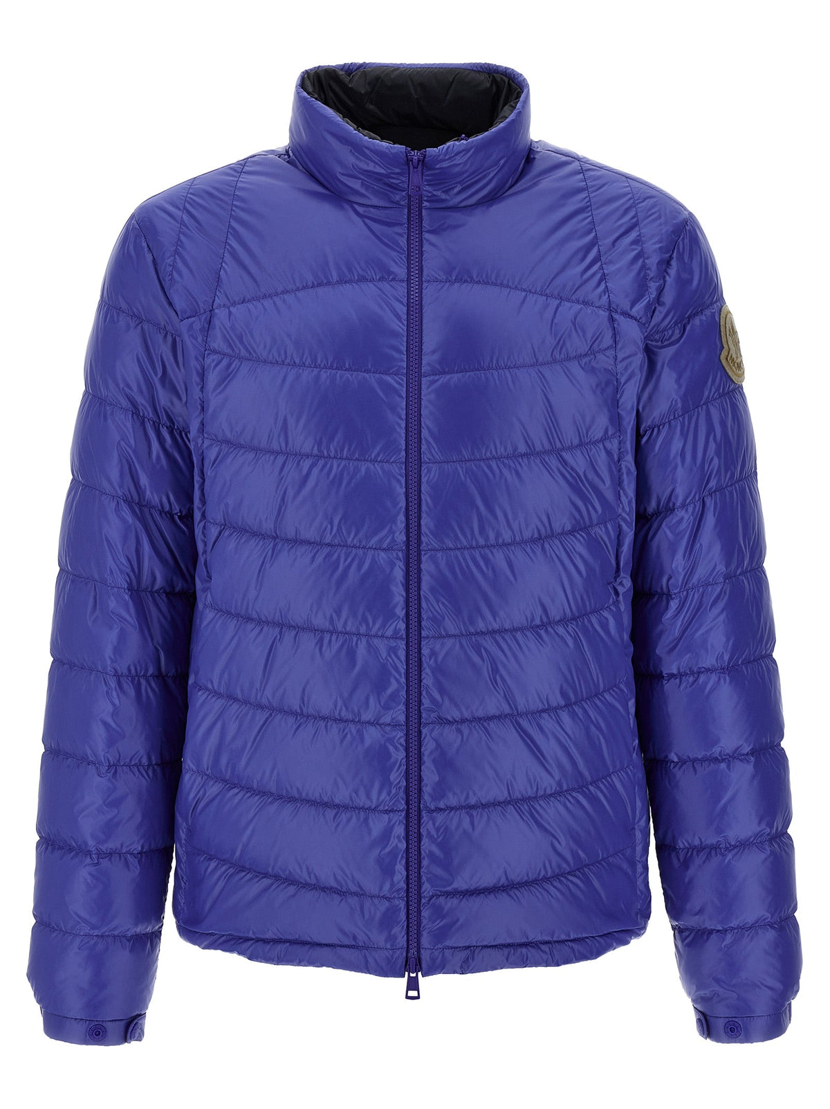 Moncler Blue Polyamide Full-Length Jacket