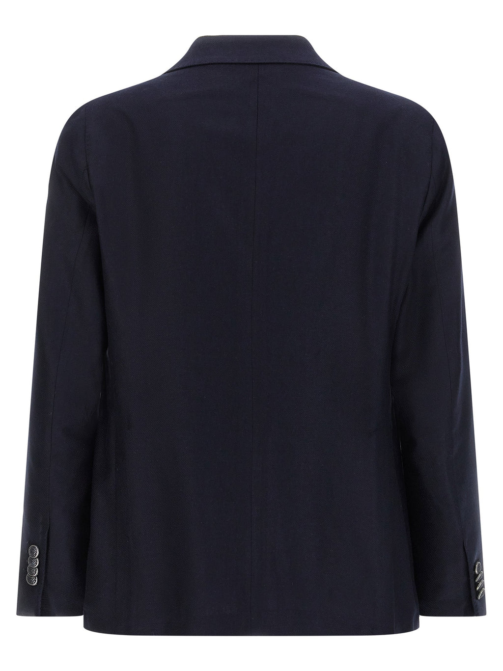Tagliatore Blue Silk Blazer